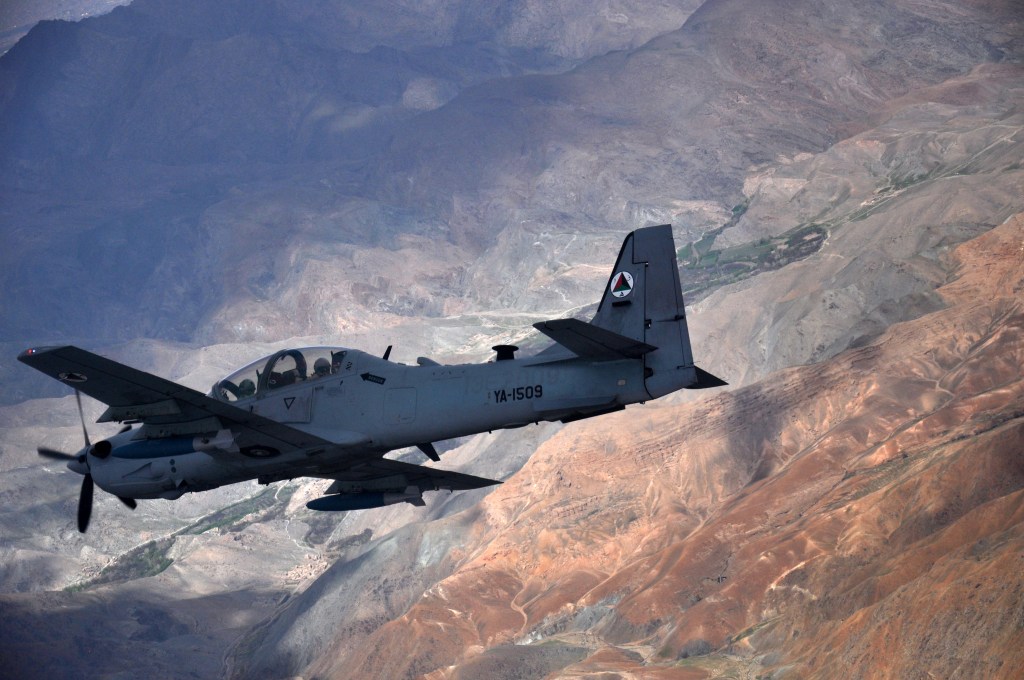 Afghanistan receives 4 Super Tucano light-attack aircraft
