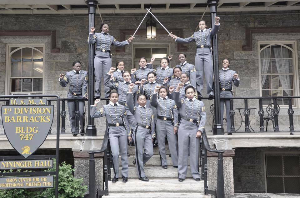 West Point leader defends female cadets in fist-raising photo