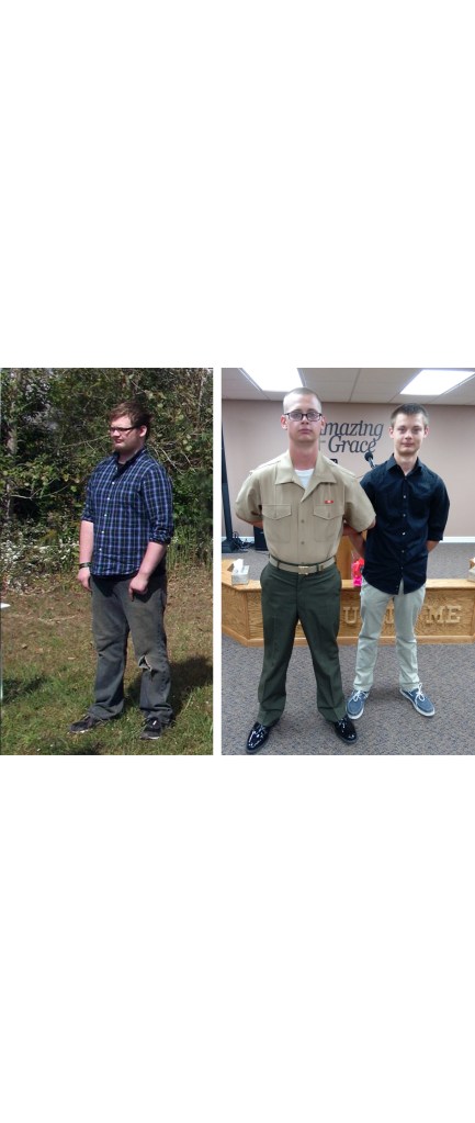 This guy dropped 150 pounds to be a Marine, and he still thinks the standards are too easy