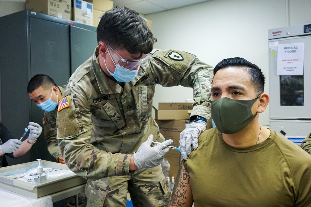 Military weighing mandatory COVID-19 vaccine after full FDA approval