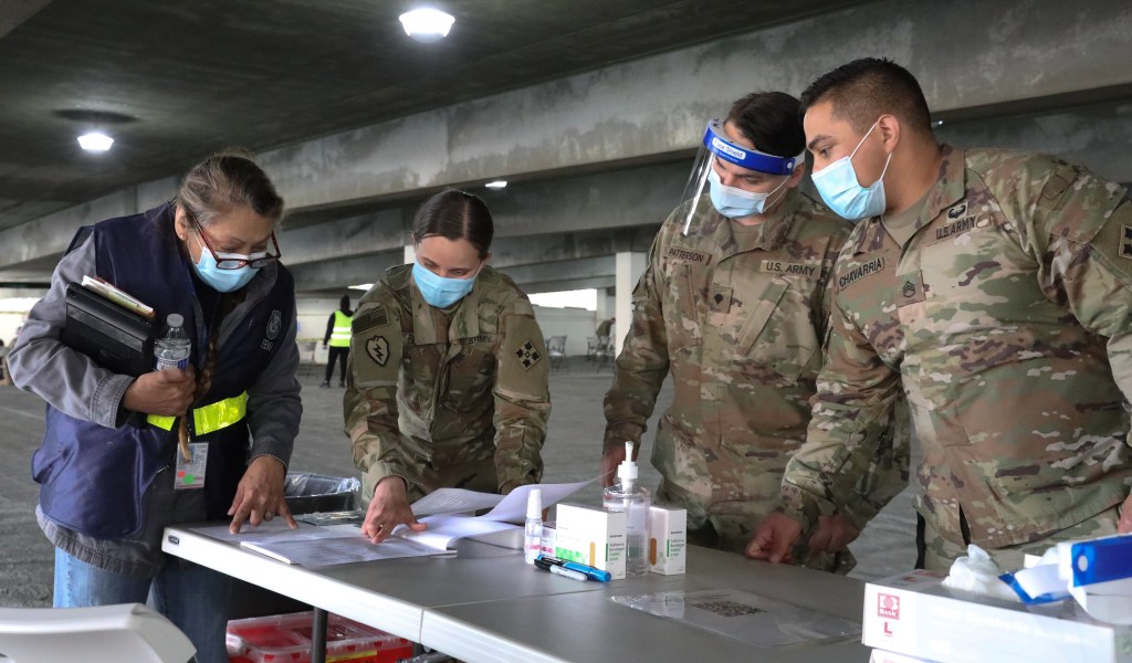 Military ends active-duty COVID vaccination support, but Guard effort endures