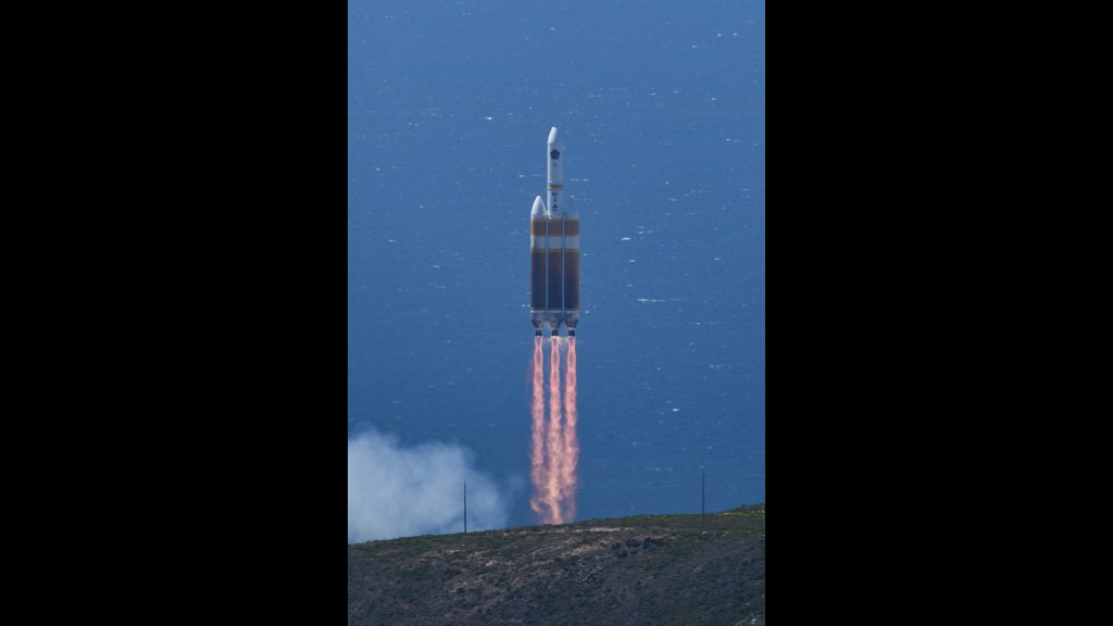 US spy satellite launches into space from California’s Vandenberg Air Force Base