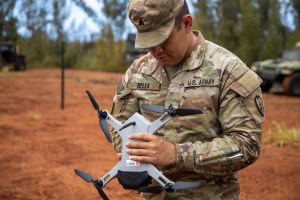 Tech maturing too fast for multiyear drone buys, Army’s Bush says