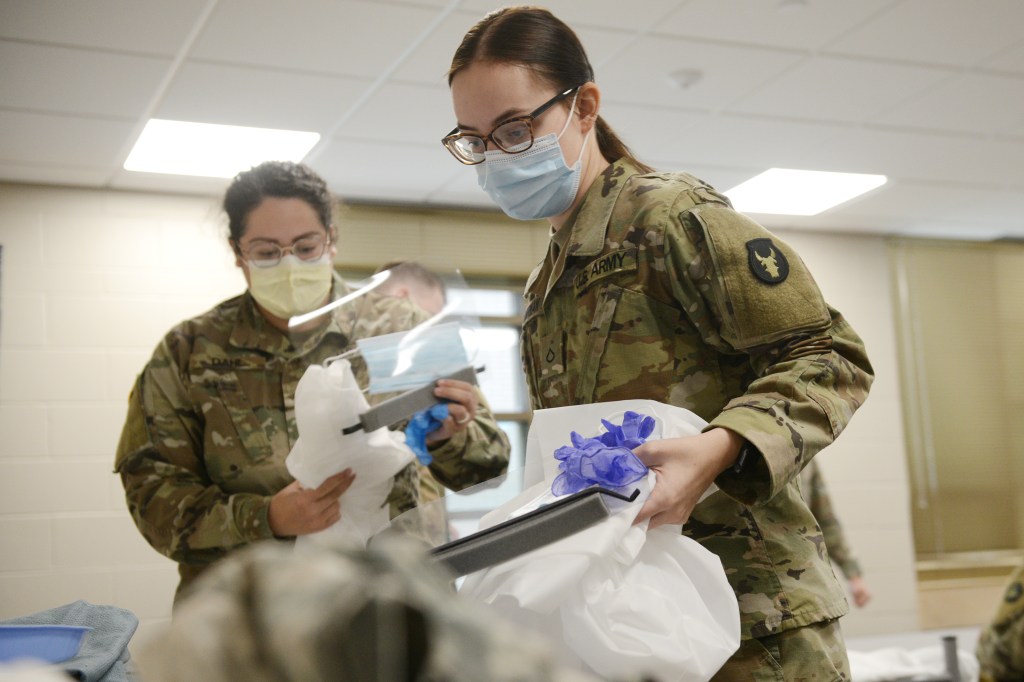 National Guard helping virus-sapped states, hospitals