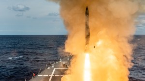 Off the Eastern Seaboard, a US Navy missile test could make big waves