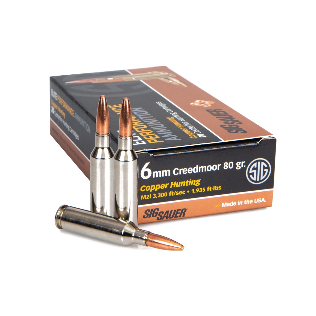 SIG Ammunition releases New 6mm Creedmoor Elite Copper hunting ammo