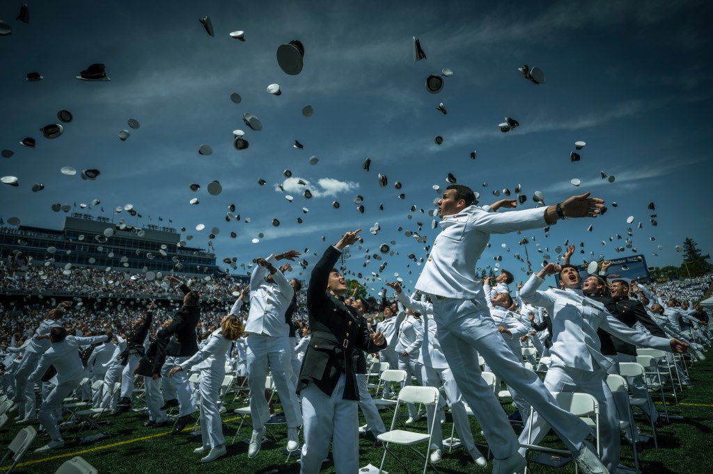 Defense secretary tells Naval Academy graduates they’re ready to serve