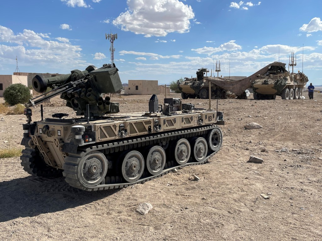 Robotic vehicles to fight with enemy forces in Army training event