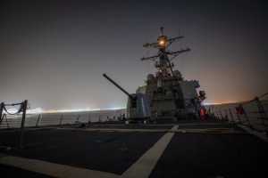 USS Carney takes out drone swarm in the Red Sea
