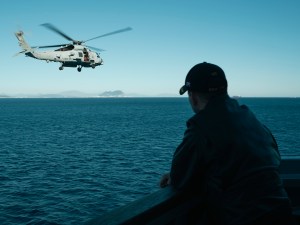 Navy tests how to relieve carrier strike group warships on station