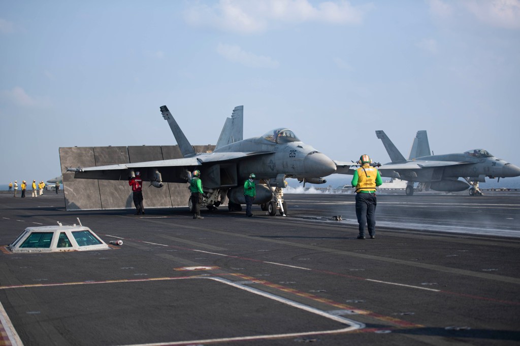 Here are the munitions Navy jets used for first time against Houthis