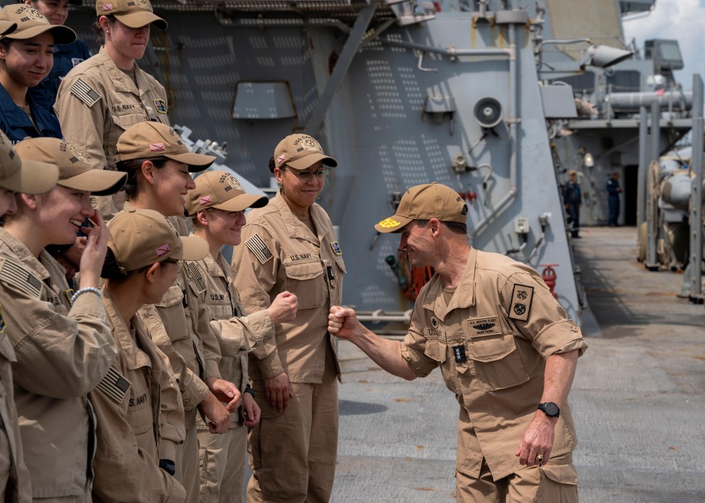 The USS Carney, salty and battle-tested, is back in the United States
