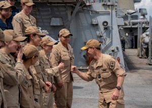 The USS Carney, salty and battle-tested, is back in the United States
