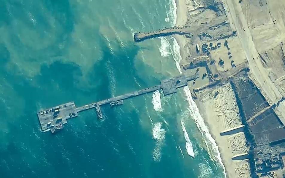 Three US troops on Gaza pier mission sustain non-combat injuries