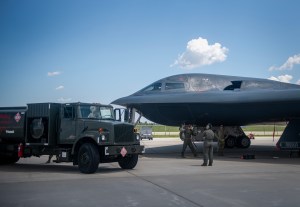 For stealth bomber pilots, a new test in agility
