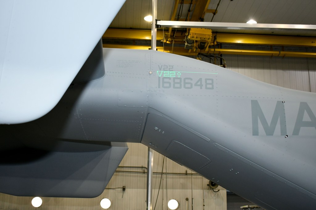 Navy, Marine Corps test new laser projection system to paint aircraft