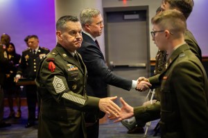 Army ROTC cadets awarded medals for stopping campus shooter