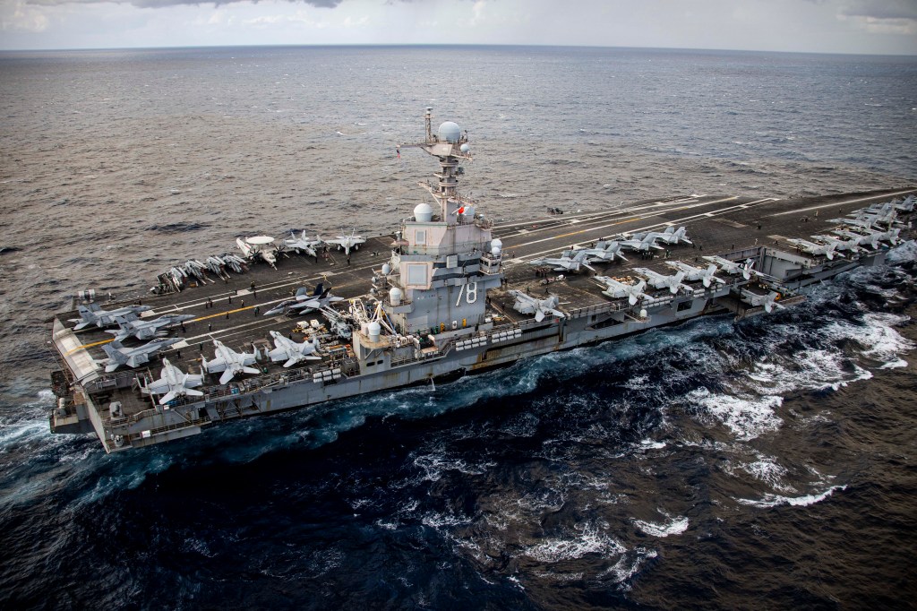 Three’s company: Trio of US carriers operating in Middle East for first time in decades