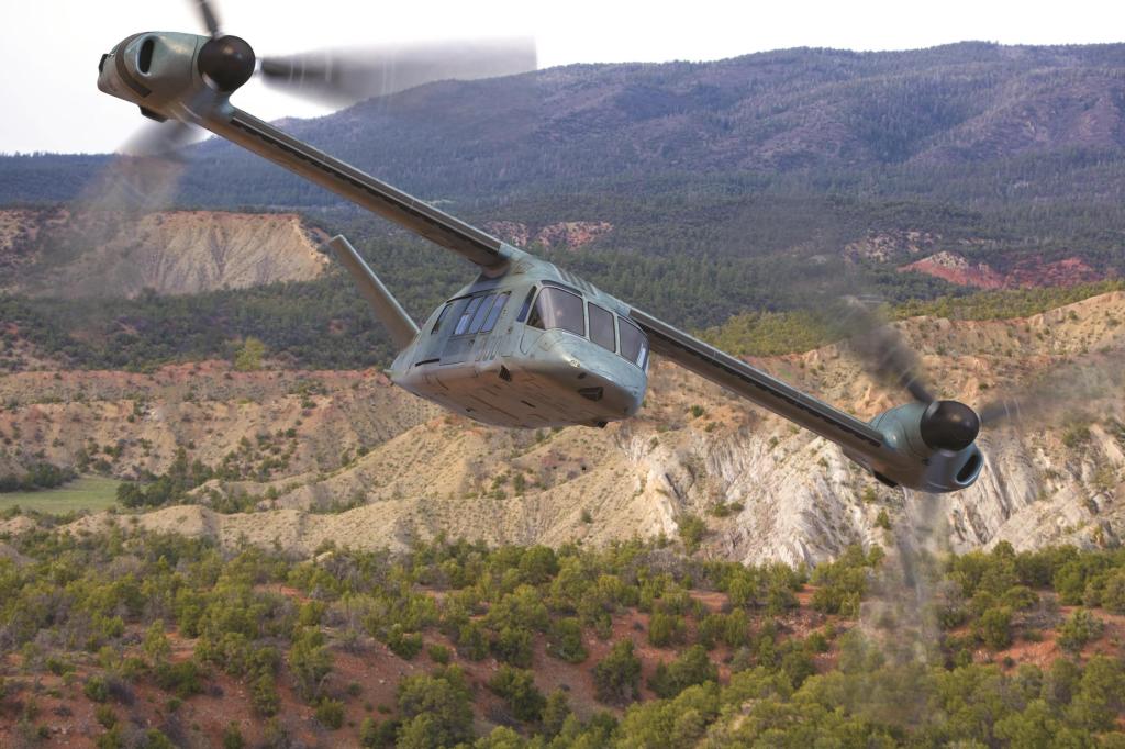 Bell V-280 flies with system that can see through aircraft