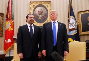 Trump, Lebanese leader pledge solidarity against terrorism