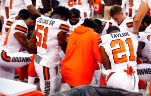 Ohio VFW post won’t show Browns games after players’ anthem protest