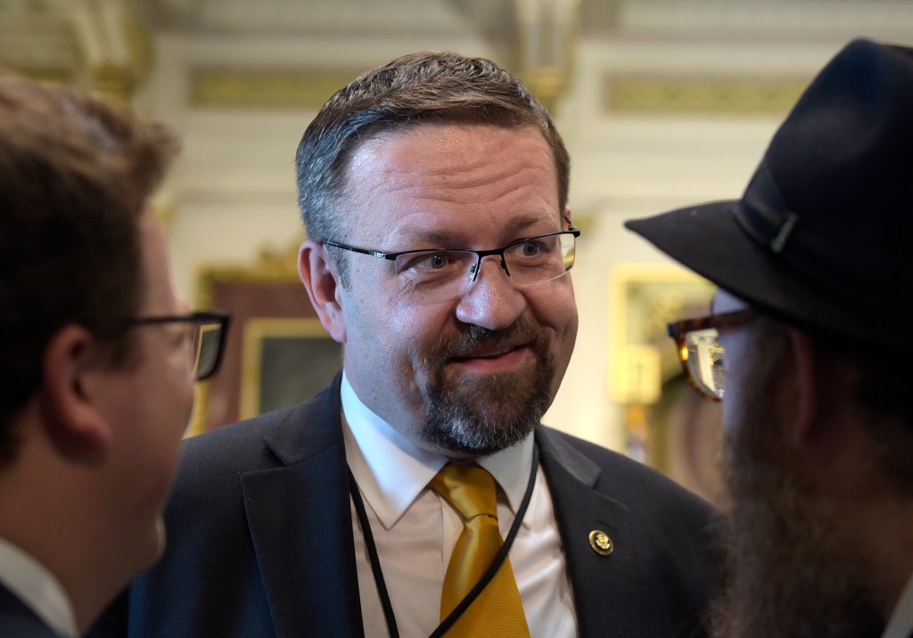National security aide Sebastian Gorka leaves White House