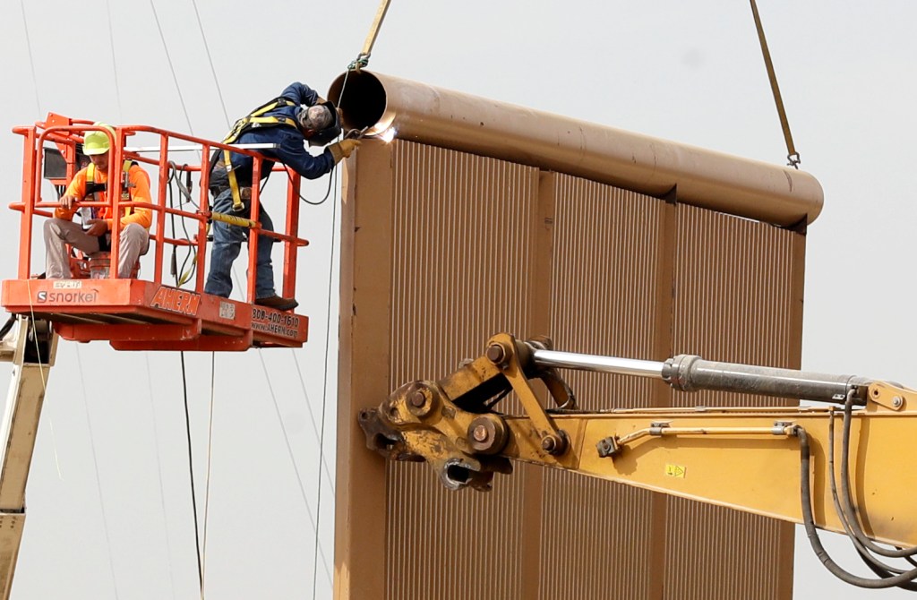 See models of Trump’s US-Mexico border wall