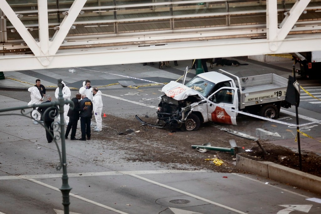 8 killed by New York motorist in ‘cowardly act of terror’