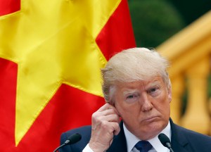 Trump’s Asia trip ends as it begins: shadowed by Russia