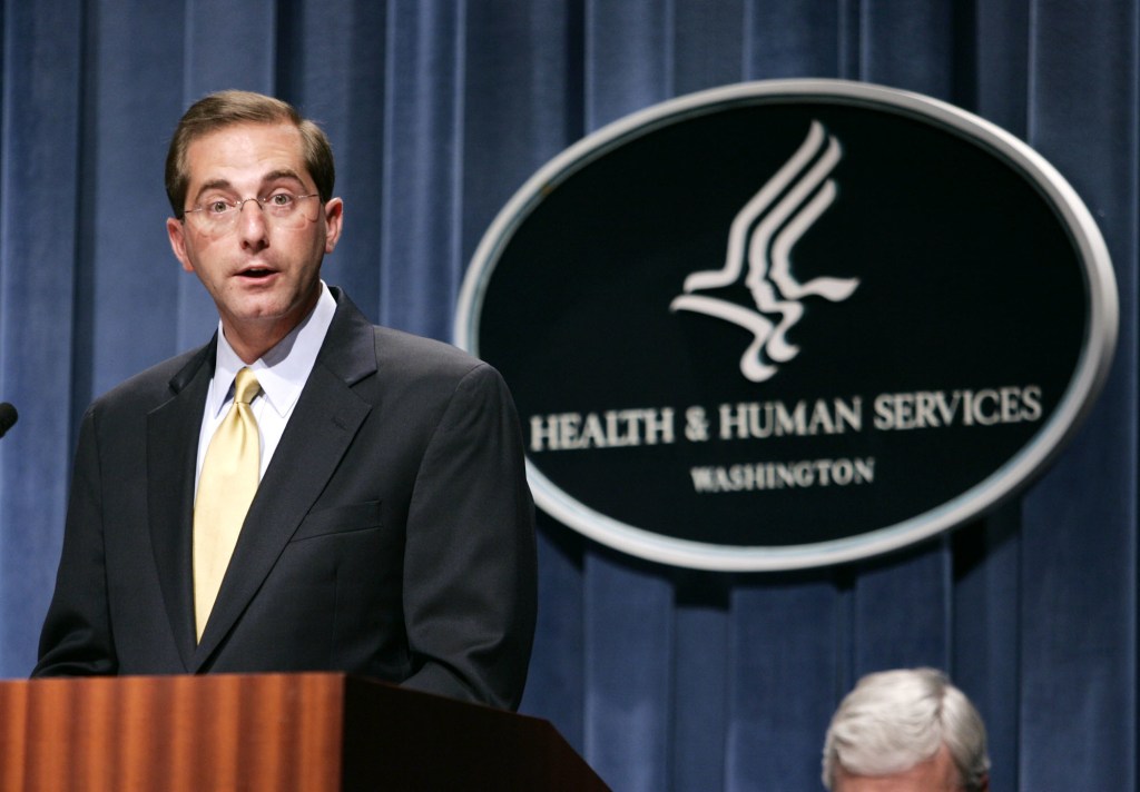 Trump names former drug exec as new health secretary