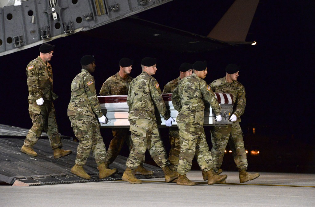 Helmet cam footage triggers medal upgrade for soldier killed in Niger ambush