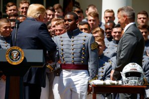 Army upbeat after spring ball, White House visit