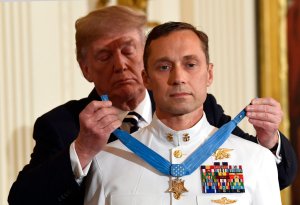 Trump just presented this retired Navy SEAL with the Medal of Honor for his 2002 actions in Afghanistan