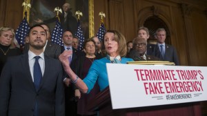 House OKs Democrats’ bill blocking Trump emergency on wall