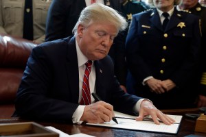 Trump issues first veto after rebuke of border order