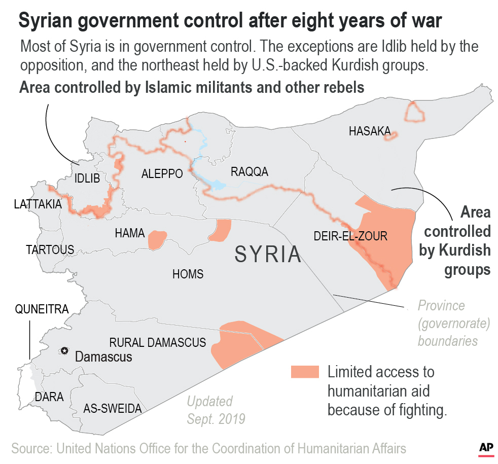 Syria map