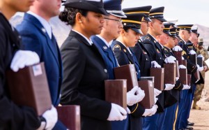 Honors given in Nevada burial of unclaimed remains of 17 veterans