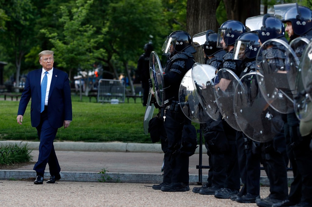 Former Joint Chiefs chairman blasts Trump and the portent of US troops on American streets