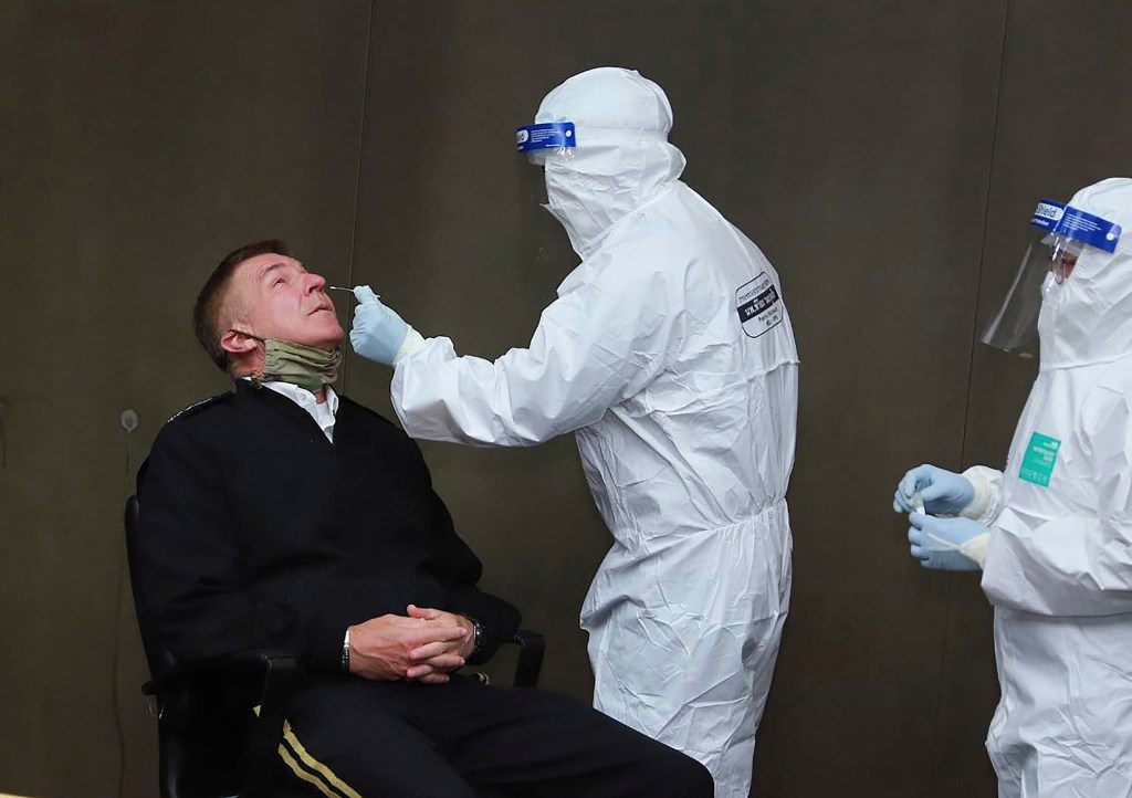 Army chief of staff tests positive for COVID-19