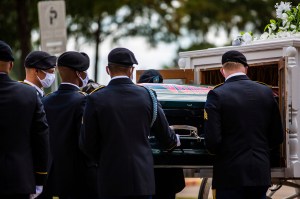 Mourners gather in Houston to remember slain Fort Hood soldier