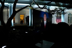 GOP leaders promote Trump as a wartime commander focused on security and peace