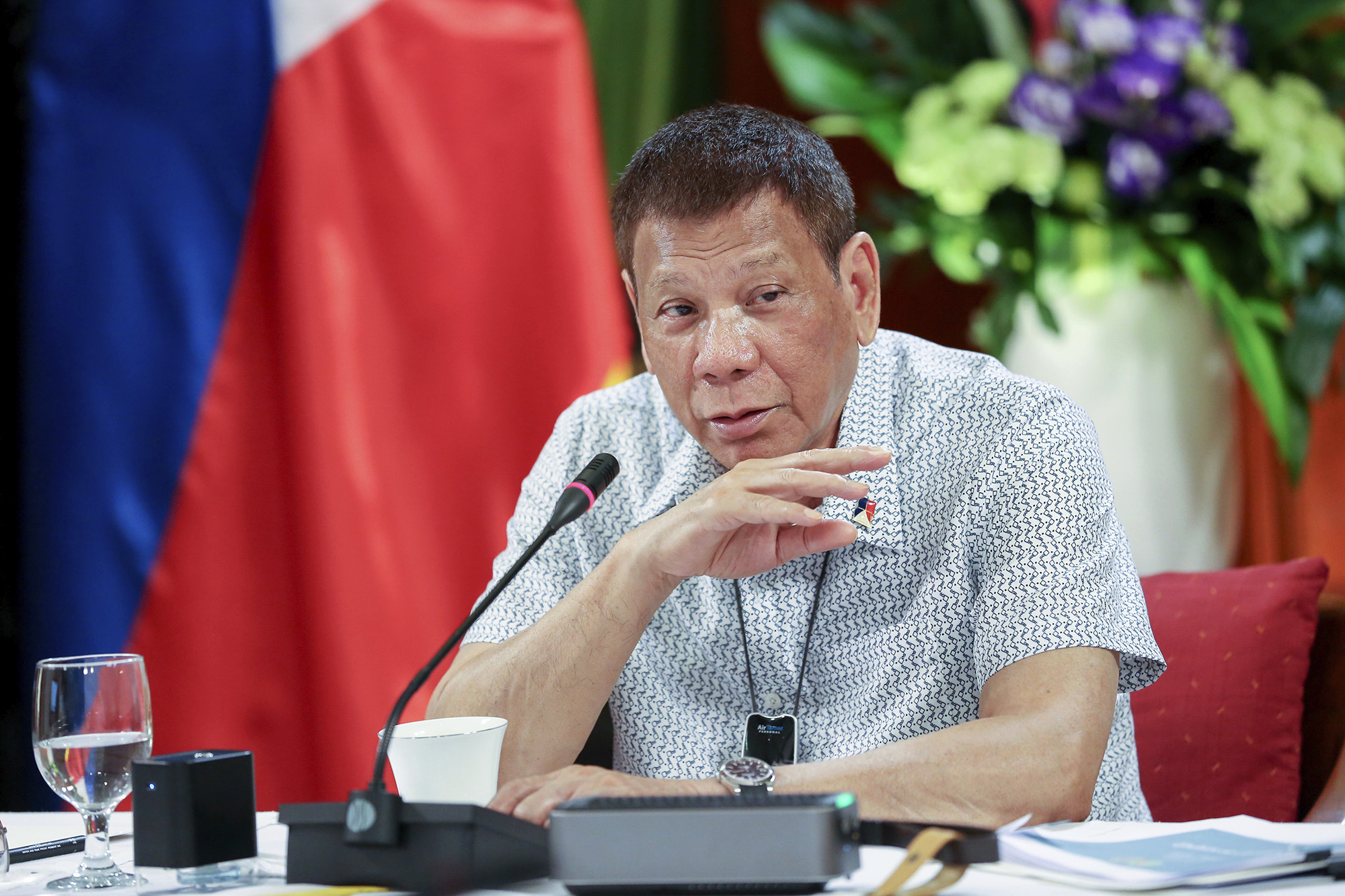 Philippine President Rodrigo Duterte