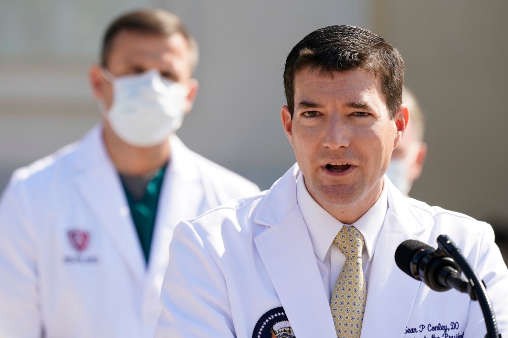 Doctors say Trump’s blood oxygen level dropped twice recently, but president continues to improve at Walter Reed
