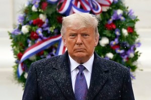 Trump marks Veterans Day at Arlington National Cemetery