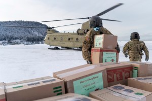 Pandemic prompts Alaska National Guard to scale back Operation Santa Claus