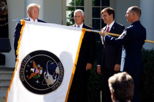Trump links Space Command HQ move to Colorado’s ‘crooked’ voting laws