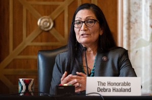 Haaland OK’d at Interior, 1st Native American Cabinet head