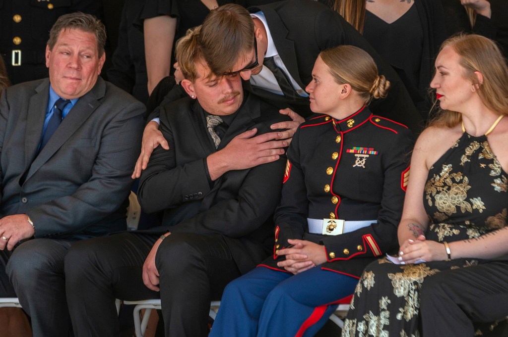 Mourners in California honor 3 Marines killed in Afghanistan