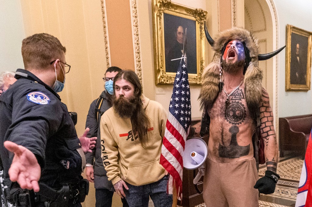 ‘QAnon Shaman,’ Navy vet imprisoned over Jan. 6, running for Congress