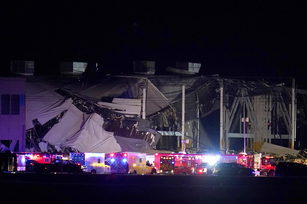 Navy, Army veterans among those killed in warehouse collapse during tornado